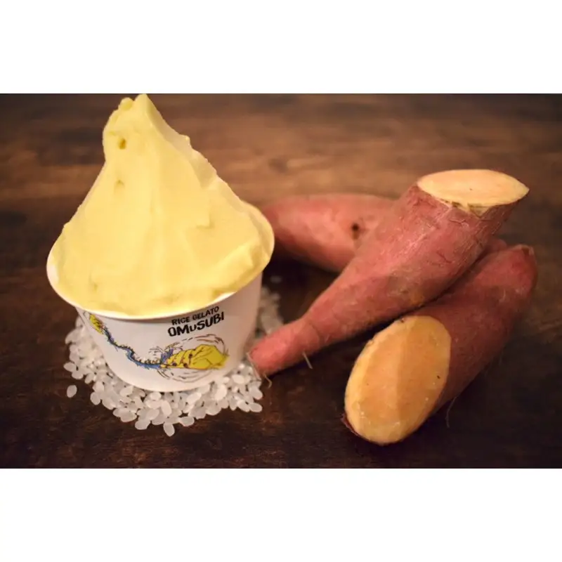 ライスミルクジェラート 3種×各2個（ほうじ茶・抹茶・季節のフルーツ）アイス