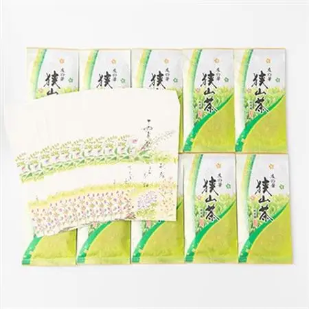 狭山茶　おまとめセット　友の華100g×10本　贈答用袋付き【1347957】