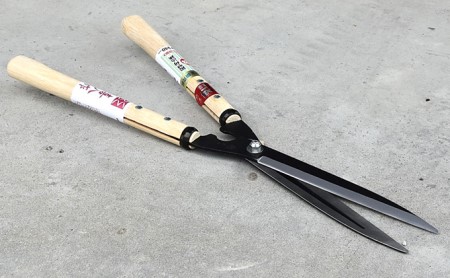 喜八作 青紙 240mm 鋭型刈込鋏 ナタ柄 