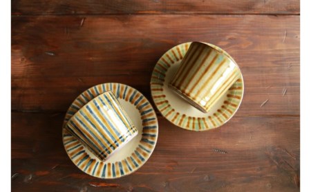 【吉陶房】そばちょこと５寸皿のペアセット