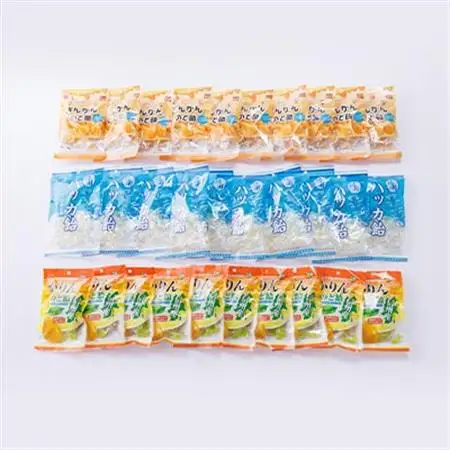 のど飴詰め合わせ30袋セット(かりんのど飴 80g、きんかんのど飴80g、ハッカ飴155g各10袋)【1150138】