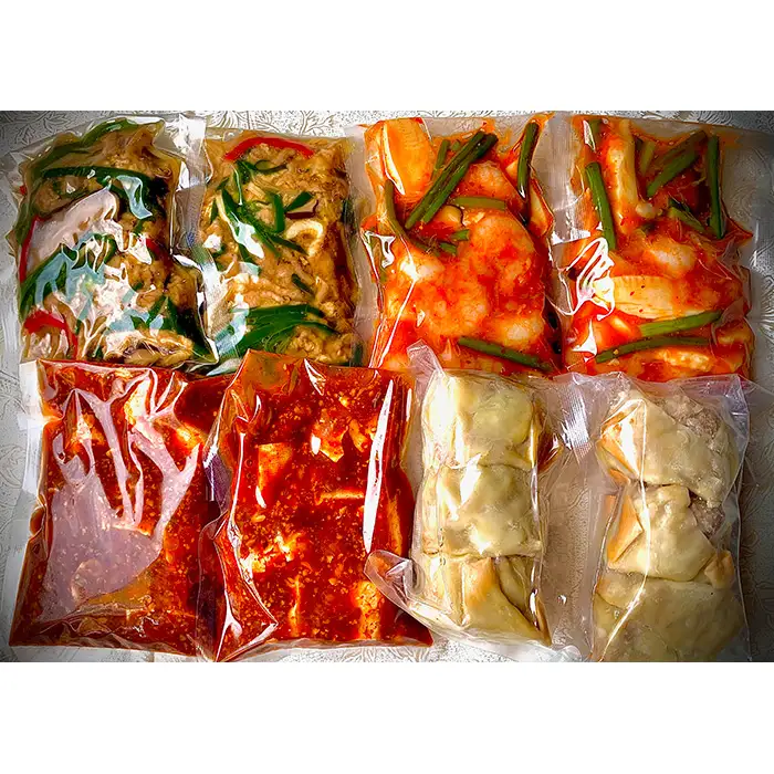 【正楽園】お家で本格中華 4種＆8品の家飲みセット No.061