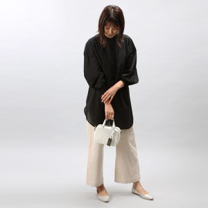 豊岡鞄 ボックスミニショルダー CJTF-038 ホワイト