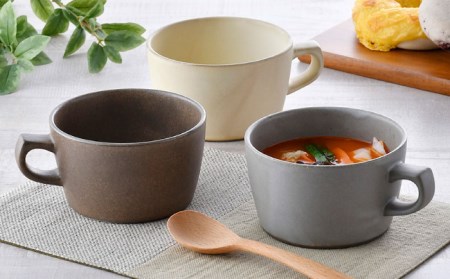 【波佐見焼】窯変 スープマグカップ マグカップ 3色セット 食器 皿 【ROXY・HASAMI】 [SB156]  波佐見焼