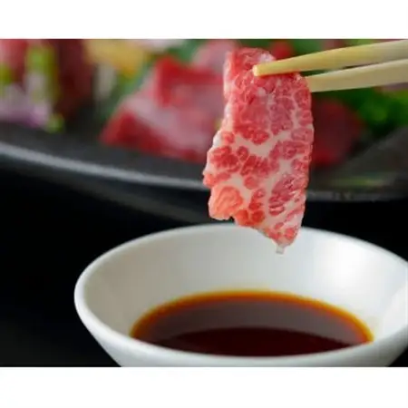 鮮馬刺しスライス5種バラエティーセット(益城町)【配送不可地域：離島】【1361362】