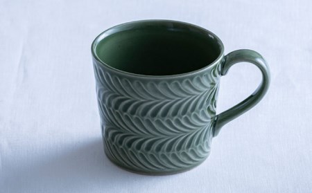【波佐見焼】ローズマリー マグカップ オリベ・アイボリー ペアセット 食器 皿 【翔芳窯】 [FE191]  波佐見焼