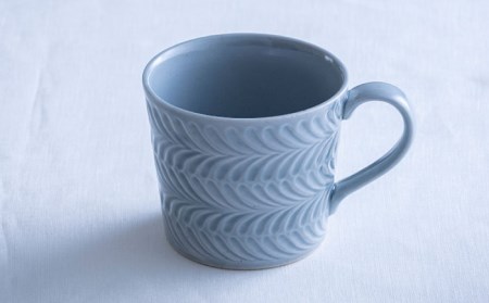 【波佐見焼】ローズマリー マグカップ グレー・アイボリー ペアセット 食器 皿 【翔芳窯】 [FE194]  波佐見焼