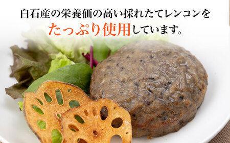 れんこんハンバーグとれんこんチップスセット / れんこんハンバーグ [IAZ001]
