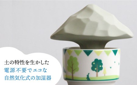 【美濃焼】加湿器「大木」＋ ディフューザー（ピンク桜）【丸健製陶】 [TAY011]