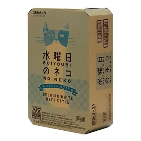 【水曜日のネコ】長野県のクラフトビール(お酒) 24本(1ケース)_ヤッホーブルーイング よなよな 酒 BBQ バーベキュー 家飲み 宅飲み 晩酌 長野県 長野 まとめ買い ご当地ビール ギフト プレゼント_【1121532】