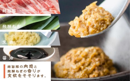 白川郷 結旨豚使用 ねぎ豚醤油 1個 ご飯のお供 国産豚 飛騨ねぎ 調味料 おにぎりの具 具材 白川村 4000円 [S302]