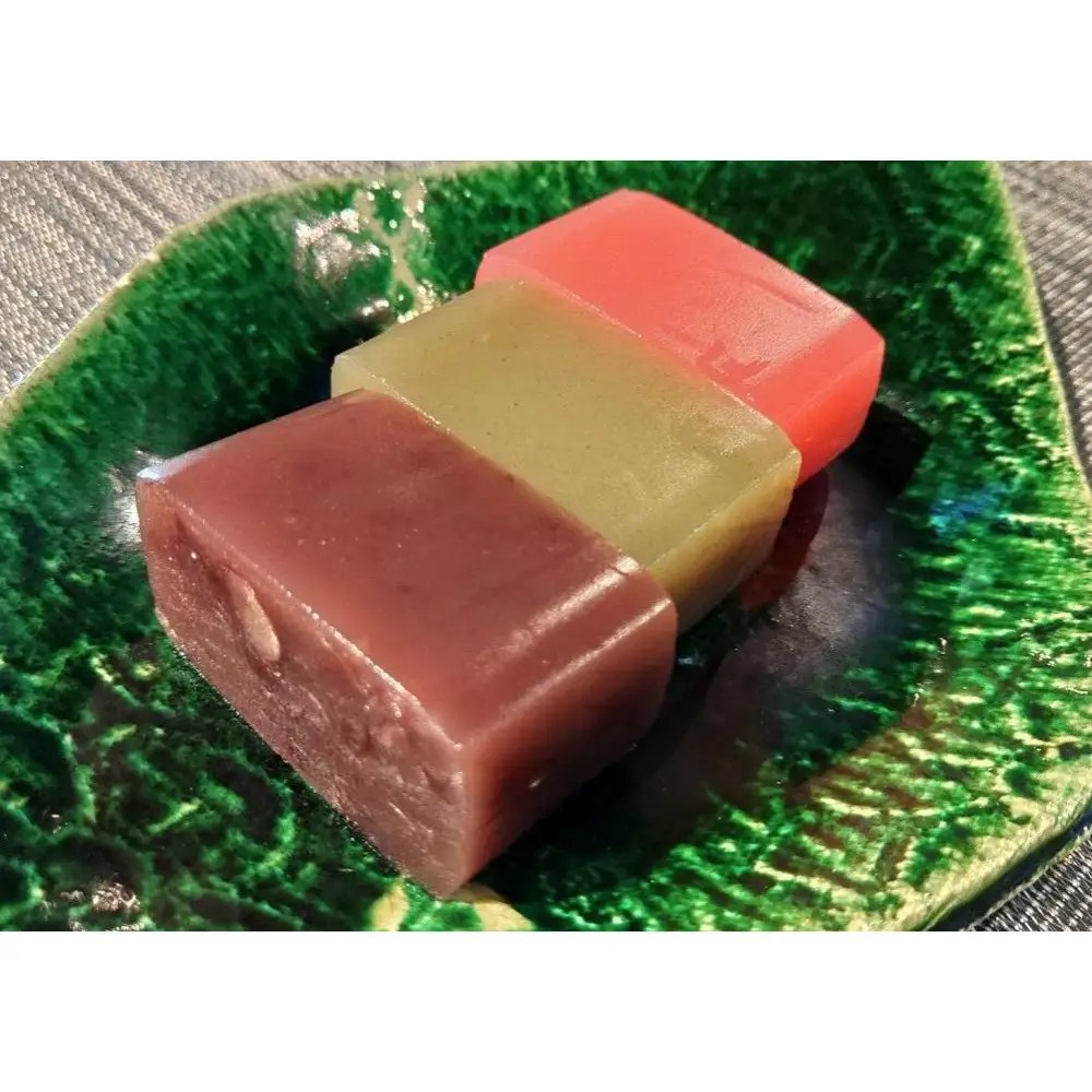創業60年老舗和菓子店のこだわり羊羹３本（小倉・抹茶・本練り）［ 創業60年 老舗 和菓子 古戦場もなか 最中 もなか つぶ餡 ゆず餡 羊羹 ようかん セット 抹茶 小倉 本練り お菓子 和スイーツ 人気 おすすめ ギフト プレゼント お取り寄せ 通販 送料無料 ふるさと納税 ］