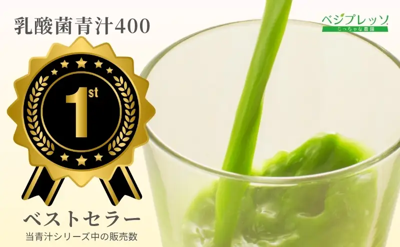 【無添加青汁】乳酸菌青汁400（3g×30包）3個セット 野菜不足 食物繊維 自然素材 添加物不使用 植物性乳酸菌 国産 大麦若葉 ブロッコリー 小松菜 ほうれん草 植物繊維 駒ヶ根市