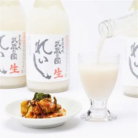 てづくり生どぶろく「武蔵の國 れいし-麗姿-」(720ml)3本と自家製キムチ(200g)_酒・アルコール     惣菜・加工品 キムチ 漬物 _【配送不可地域：離島】【1075006】