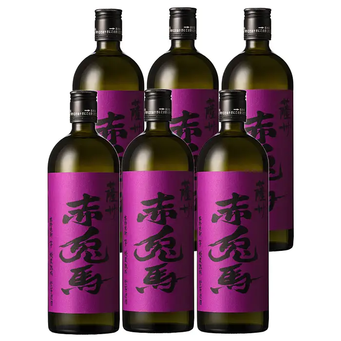 【14日営業以内発送】紫赤兎馬720ml×6本セット 焼酎 芋焼酎 フルーティな口当たりの芋焼酎【00-026-12】