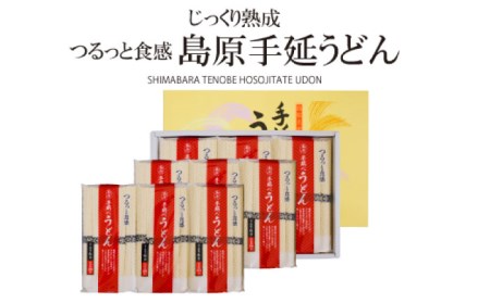 【モチモチでつるっと食感！細うどんが最高！】 こだわりの麺匠が創る 島原 手延 細うどん 9袋 (54束・2.7キロ) / 島原手延べ うどん ウドン 饂飩 麺 / 南島原市 / ふるさと企画 [SBA028]