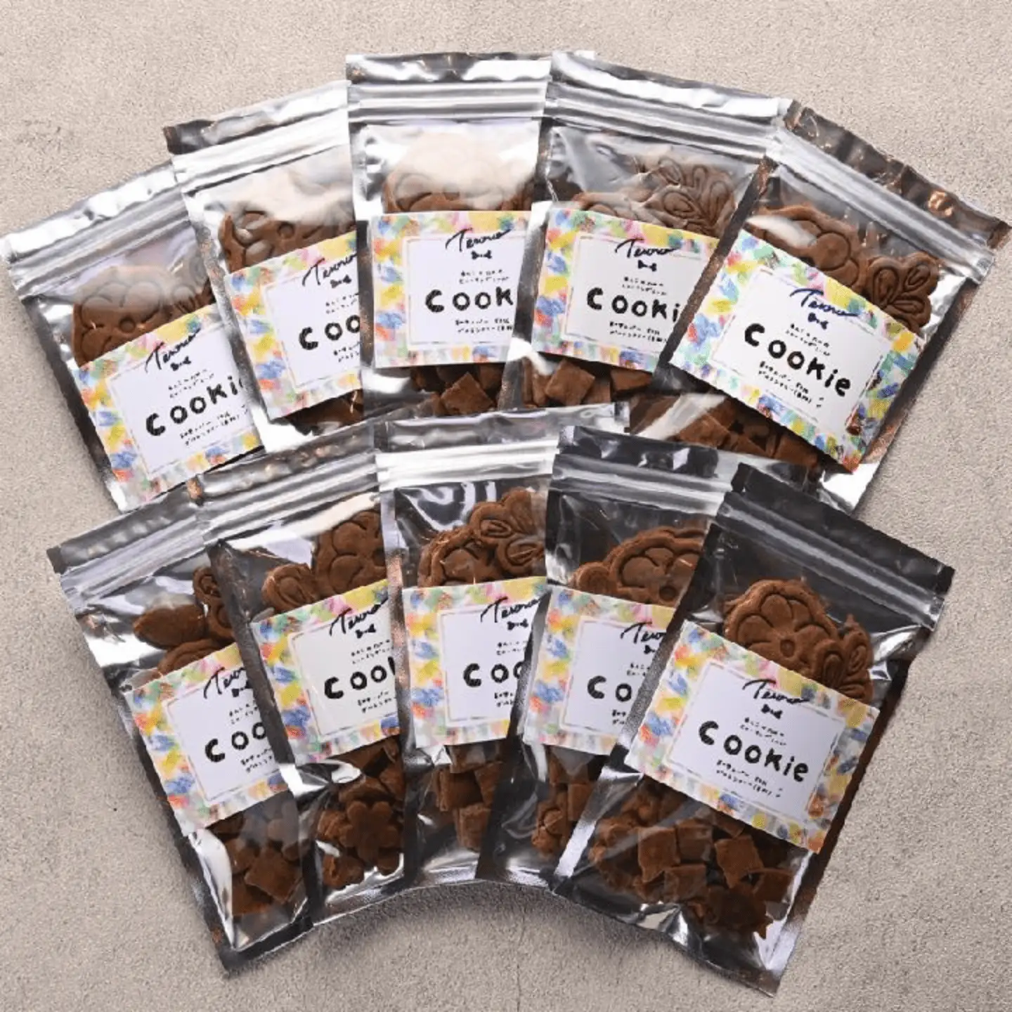 【Tesoro】わんこ用／和牛レバー米粉のクッキー　10袋入り　クッキー