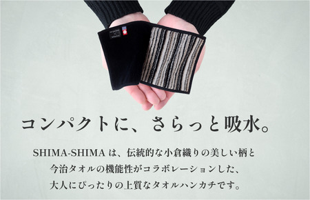 （今治タオルブランド認定）縞縞SHIMA-SHIMAハーフタオルハンカチ　３枚セット 今治タオル ハーフタオルハンカチ [IB05370]