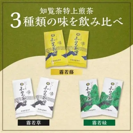 心潤す光印の後岳知覧茶6本とティーバッグの詰合せ【1186243】