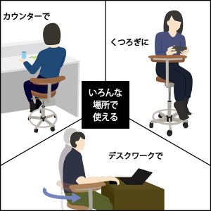 高品質なクラッシックレザーを使用したマルチチェア CM127W-VHBE (ベージュ、足掛けリング付) ／ イス 椅子 チェア マルチチェア クラッシックレザー 高品質 ソフトレザー ベージュ 専門メーカー 日本製 脚掛けリング 茨城県 五霞町