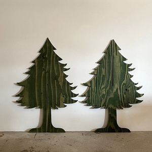 クリスマスツリー 01 緑 インテリア 季節もの 季節用品 イベント用品 イベントグッズ クリスマス用品 ラーチ合板 組立式 冬 冬のイベント 