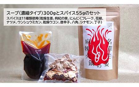 ＜足利みらい応援大使・薮崎シェフ＞ 名草生姜の麻辣火鍋 【濃縮タイプ】 2人前(355g)×1セット F7Z-179