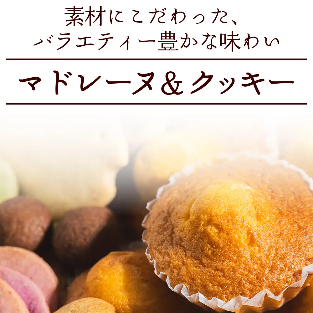 【焼き菓子詰め合わせ】マドレーヌ5個とクッキー14袋 スイーツ ギフト お菓子 焼き菓子 oh-0010