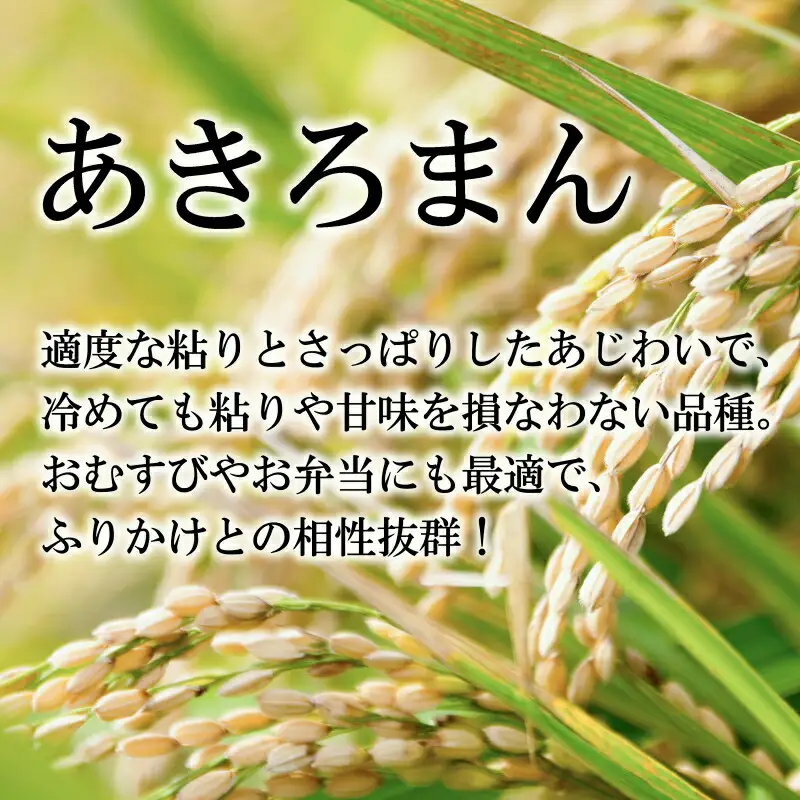 『定期便』全12回 特別栽培米あきろまん 精米 5kg  毎月届く定期便 米どころ北広島町のおいしいお米_JA018_005s12
