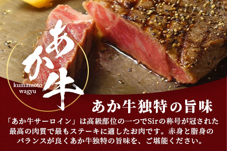 熊本和牛 あか牛 サーロインステーキ 200g×2（計400g）046-0614
