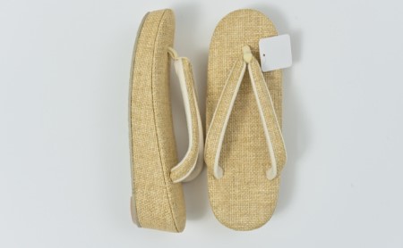ぞうり　夏物　カスタム　Ｌサイズ　お単衣　紗　絽などに 和装 民芸品 工芸品 伝統技術 下駄 篠原縫製