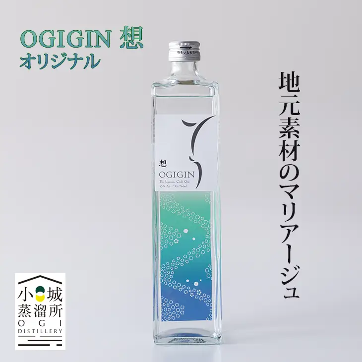 天山名水でつくる小城のクラフトジン OGIGIN想飲み比べ300ml x 2本セット B140-046