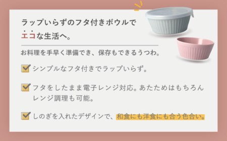 【美濃焼】[軽量食器] レンジパックボウル Mサイズ 5色セット【井澤コーポレーション】 ボウル ラップ不要 食器 軽量 食洗器対応 便利 うつわ 器 美濃焼 陶磁器 [TBP035]