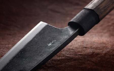土佐黒打出刃包丁（150mm、両刃） 包丁 ほうちょう 出刃包丁 両刃 手作り キッチン用品 日用品 両刃包丁 お取り寄せ
