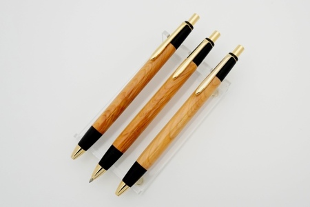 屋久島産【天然ヒノキ】シャープペンシル・ストレートタイプ(0.5mm)1本 〈ヒノキ 文房具 シャーペン 〉 