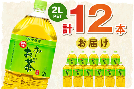 お～いお茶 緑茶PET 2L 6本入り×2ケース 計12本 伊藤園 ドリンク 飲料 セット ペットボトル 伊藤園 お茶 グリーンティーお中元 オフィス ストック 備蓄 新生活 応援 準備 【114_2075】