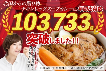 北国の丸ごとチキンレッグスープカレー 4個 レトルト チキンカレー 北海道 3739