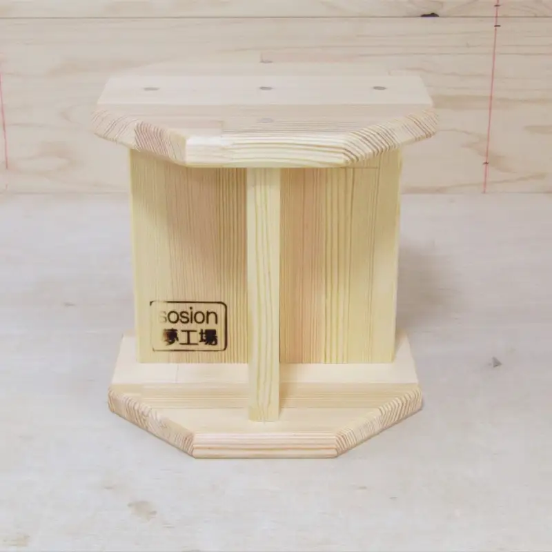 手作り木製 正座用補助椅子高さ 20ｃｍ【007D-056】