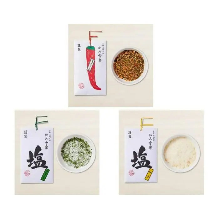 【かみ舎楽】オリジナル薬味・おかき詰合せ