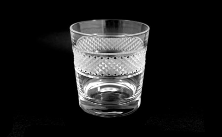 浅草切子 Bar’s Glass「スコット オールド」2個セット 化粧箱入り_0012-035-T04