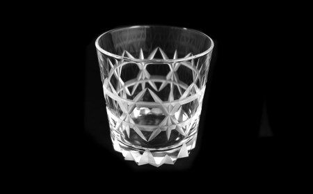 浅草切子 Bar’s Glass「ディーン オールド」2個セット 化粧箱入り_0012-043-T04