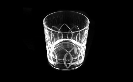 浅草切子 Bar’s Glass「パイン オールド」2個セット 化粧箱入り_0012-047-T04