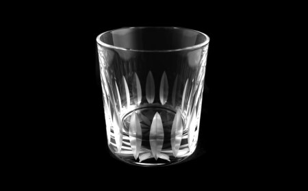 浅草切子 Bar’s Glass「フロリスト オールド」2個セット 化粧箱入り_0012-054-T04