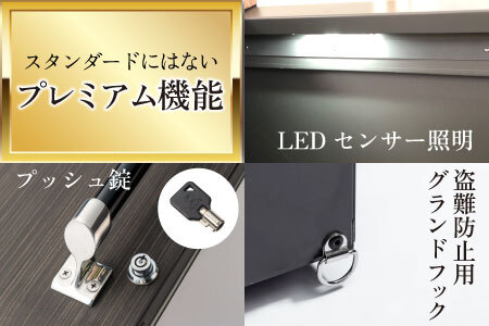 ホームスライドダスポン プレミアムモデル 774 黒ZAM®仕様｜ゴミ箱 屋外 ゴミステーション 宅配ボックス