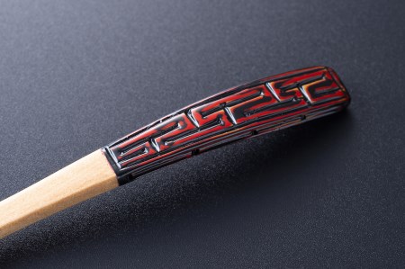 A4187 村上木彫堆朱　ライモンスプーンセット