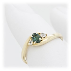 アレキサンドライト リング 0.2ct 0.2カラット K18 18金 イエローゴールド （161212） [山梨 リング 指輪 アレキサンドライト イエローゴールド ジュエリー 希少 ダイヤモンド ] 山梨県 甲斐市 BR-12