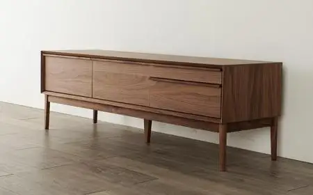 大川家具 レフライン 150cm テレビボード 収納 天然木ウォールナット 野中木工所