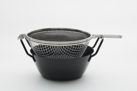 LB-098 ラバーゼ 鉄揚げ鍋セット22cm