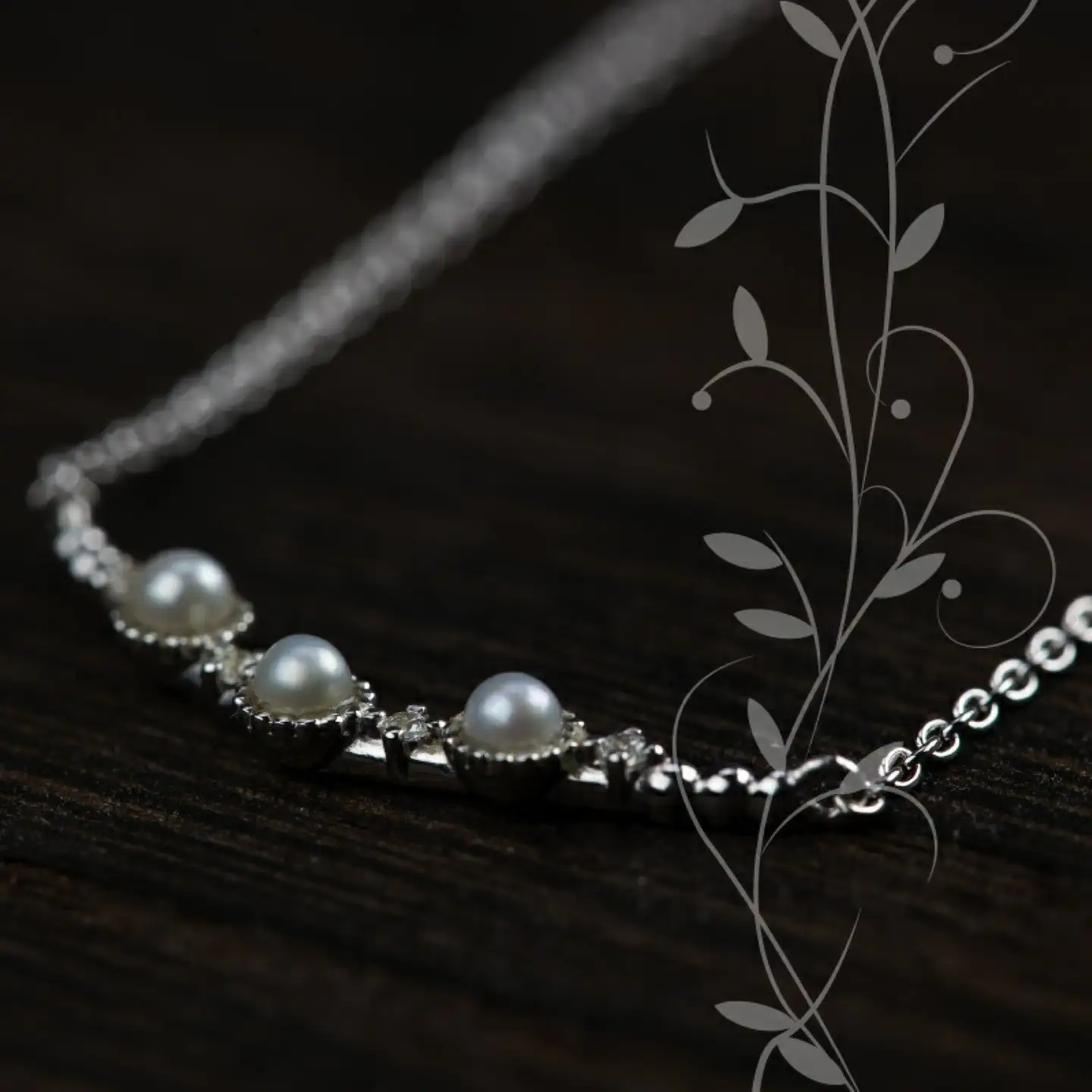 淡水パール&0.02ct ダイヤモンドネックレス（RP-MN-0493）山梨 ジュエリー 人気ブランド ジュエリー