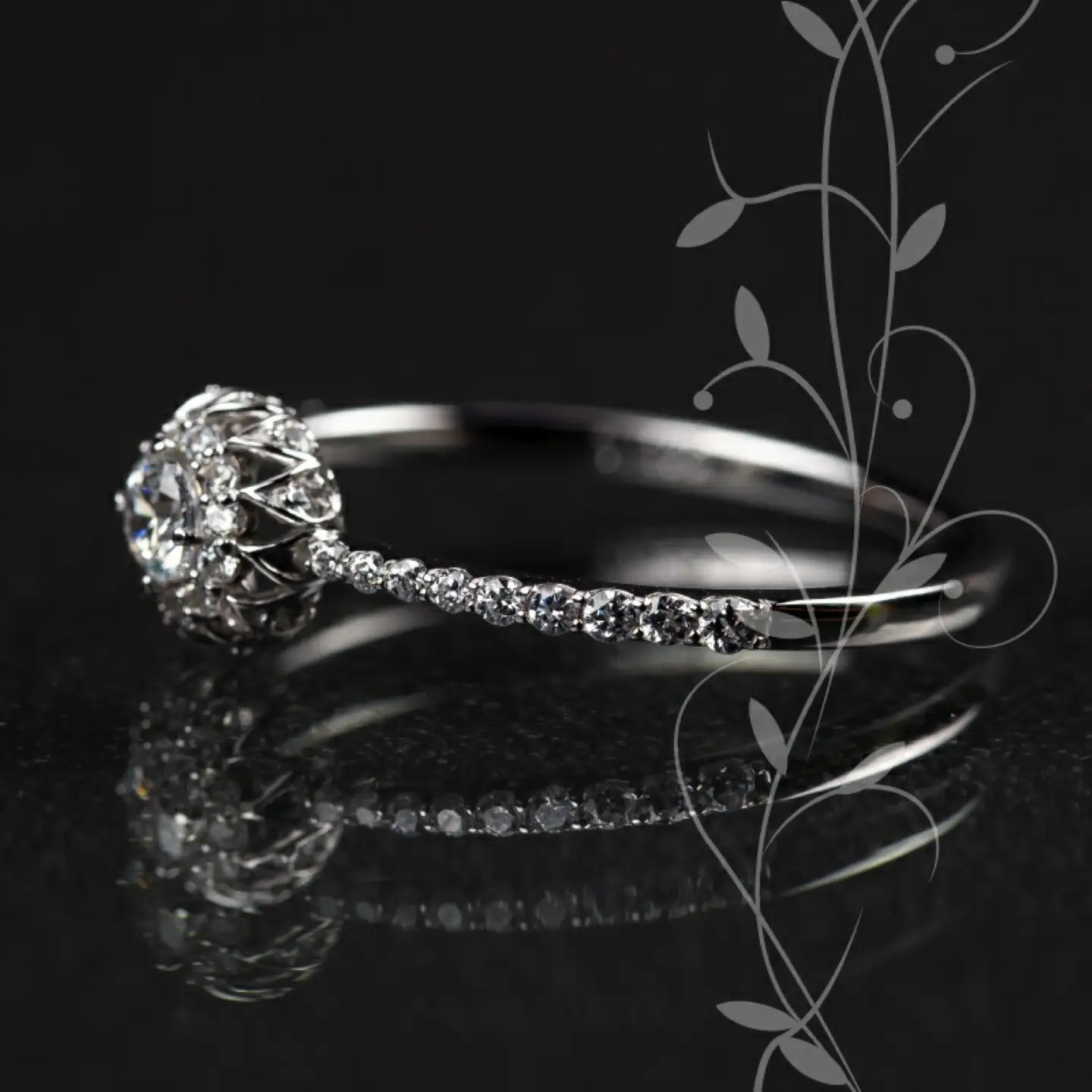  pt900 ダイヤモンドリング　0.32ct（RP_MR-971）山梨 ジュエリー 人気ブランド ジュエリー