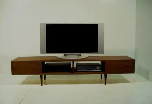 【180TVボード　ウォールナット 180cm tv04】シャープでおしゃれな天然木ツキ板のテレビボード＜ウォールナット材ツキ板　オイルフィニッシュ＞家具 テレビ台 テレビボード TVボード AVボード リビングボード サイドボード  MUFactory